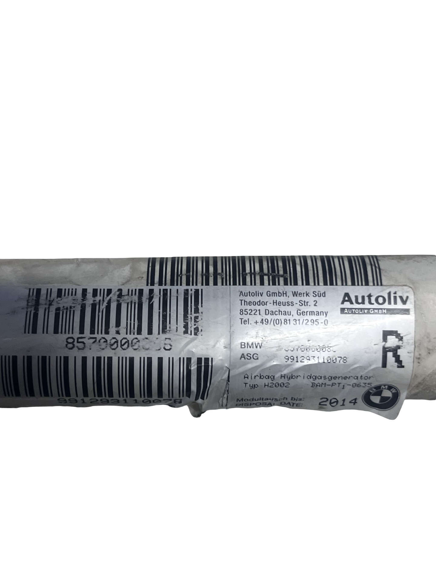 Airbag Cortina dreapta față BMW SERIA 7 E38 1994–2001 – foto 2