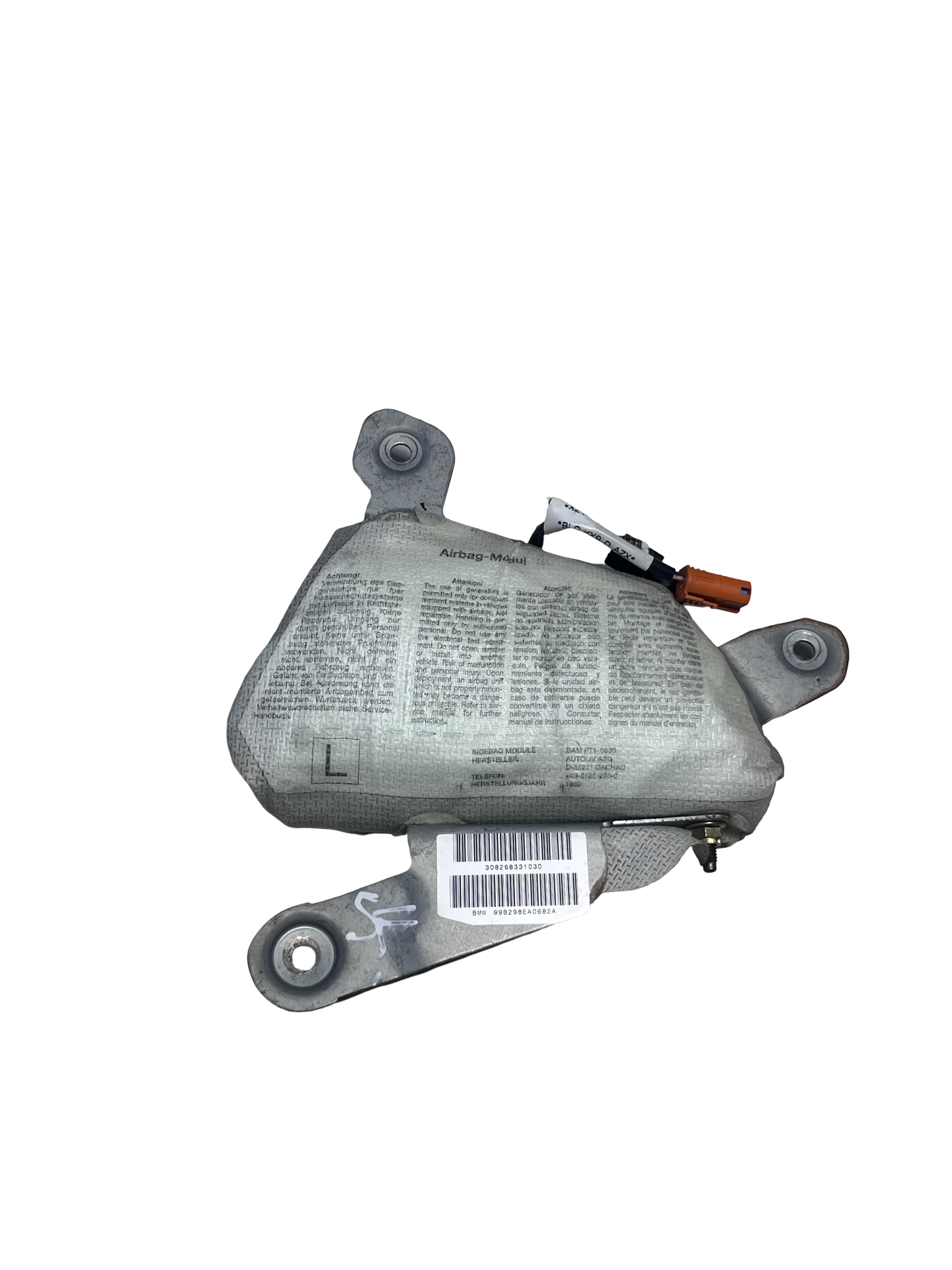 Airbag Portiera stânga față BMW SERIA 7 E38 1994–2001 728i Steptronic M52B28 - cod: 99B298EA0682A UK