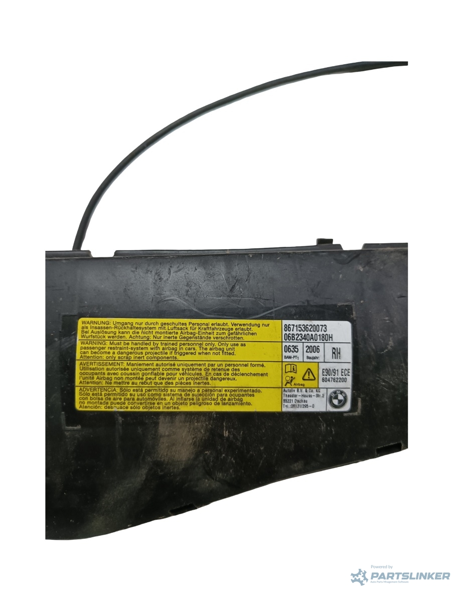 Airbag scaun dreapta fata BMW 3 V E90 2004 - 2012 – foto 2