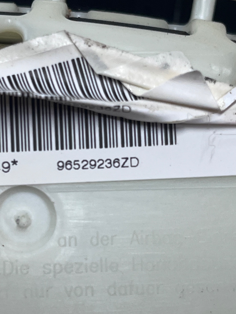 Airbag scaun dreapta fata PEUGEOT 407 Coupe 6C_ 2005 -> 96529236ZD – foto 2