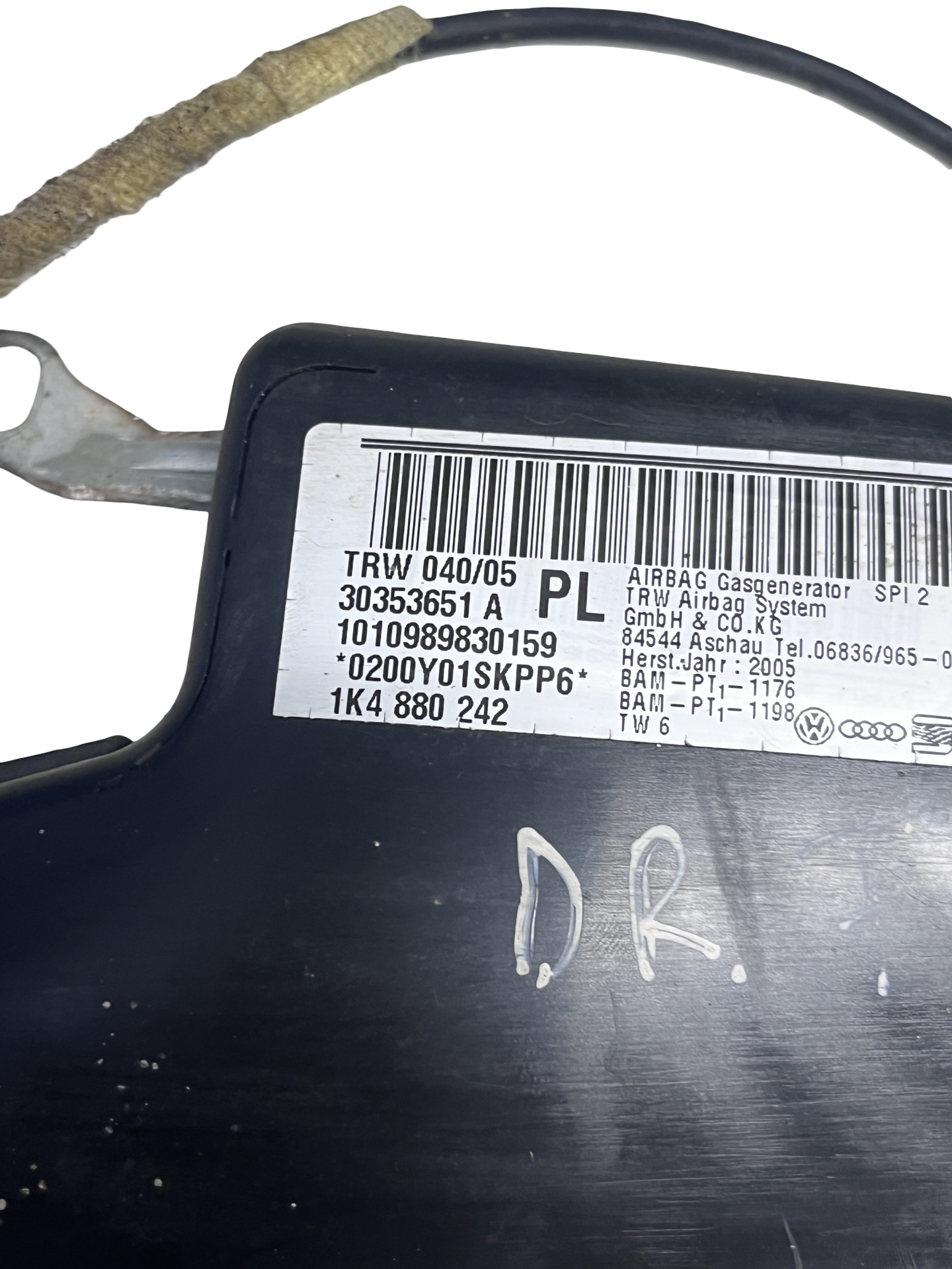 Airbag Scaun dreapta față Volkswagen Golf 5 Plus 2004–2008 - cod: 1K4880242 – foto 2