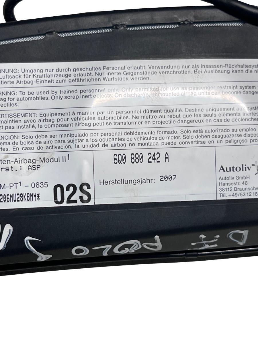 Airbag scaun dreapta fata VOLKSWAGEN POLO 9N_ 2001 - 2012 VAG 6Q0880242A – foto 2
