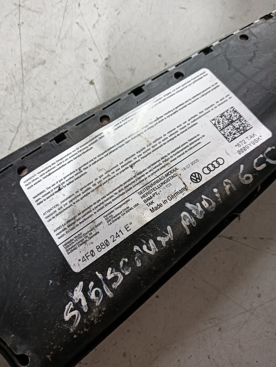 Airbag scaun stanga fata AUDI A6/S6 III Saloon 4F2, C6 2004 - 2011 4f0880241e – foto 2