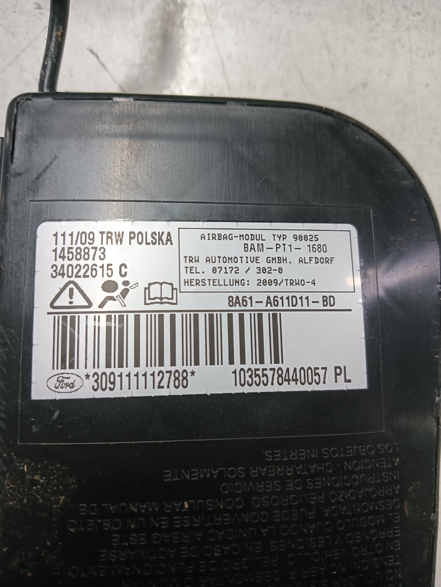 Airbag scaun stanga fata FORD FIESTA VI 2008 - > 8a61a611d11bd – foto 2