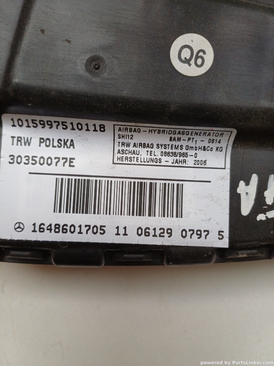 Airbag scaun  stanga fata MERCEDES-BENZ S-CLASS II (W221, C215) [ 2005 - 2013 ] OEM 30350077E – foto 2