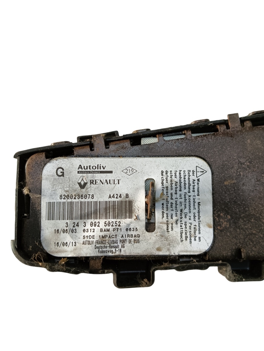 Airbag scaun stanga fata RENAULT LAGUNA II BG0/1_ 2001 - 2007 8200236078 – foto 2