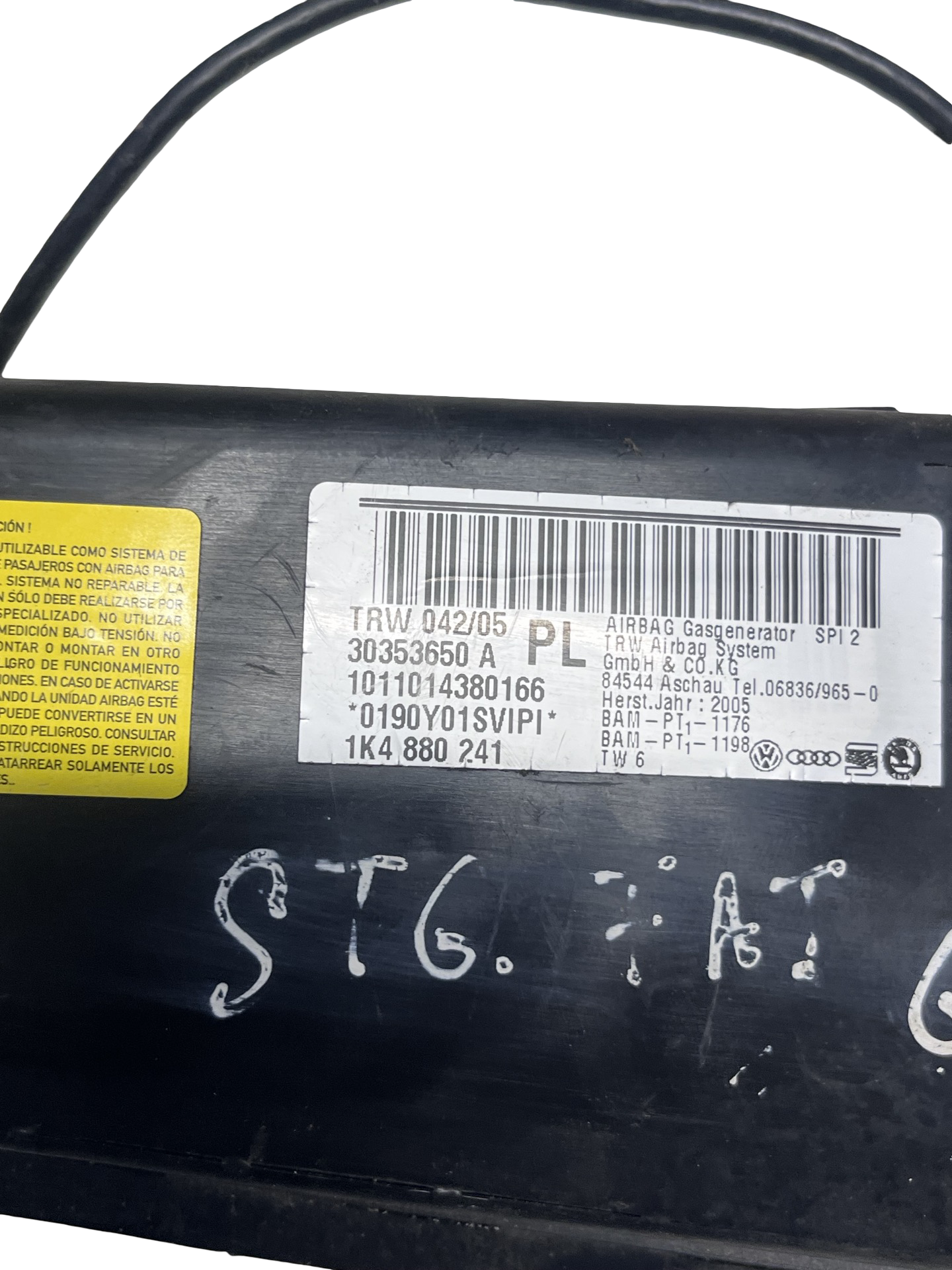 Airbag Scaun stânga față Volkswagen Golf 5 Plus 2004–2008 - cod: 1K4880241 – foto 2