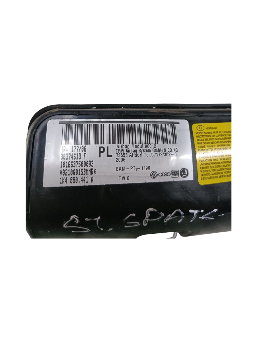 Airbag scaun stanga spate SEAT LEON II 1P1 2005 - 2013 1k4880441a – foto 2