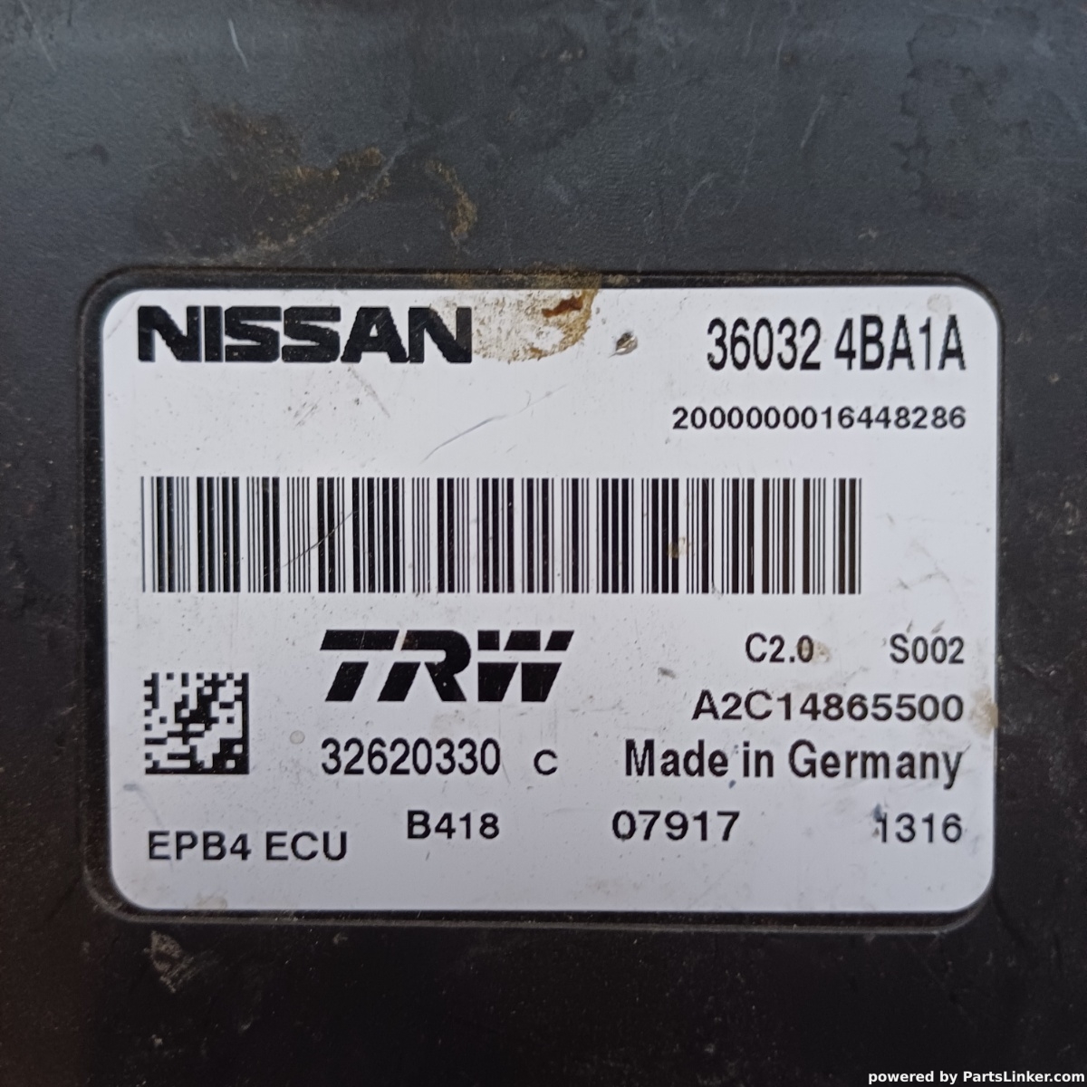 Alarma parcare, mers inapoi NISSAN QASHQAI II (J11, J11_) [ 2013 - > ] OEM 360324BA1A – foto 2