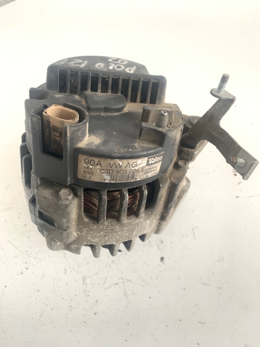 Alternator 14V 90A 1.2B VOLKSWAGEN POLO 9N /Skoda Fabia /Seat ibiza 2001 - 2012  OEM 03D903025E – foto 4