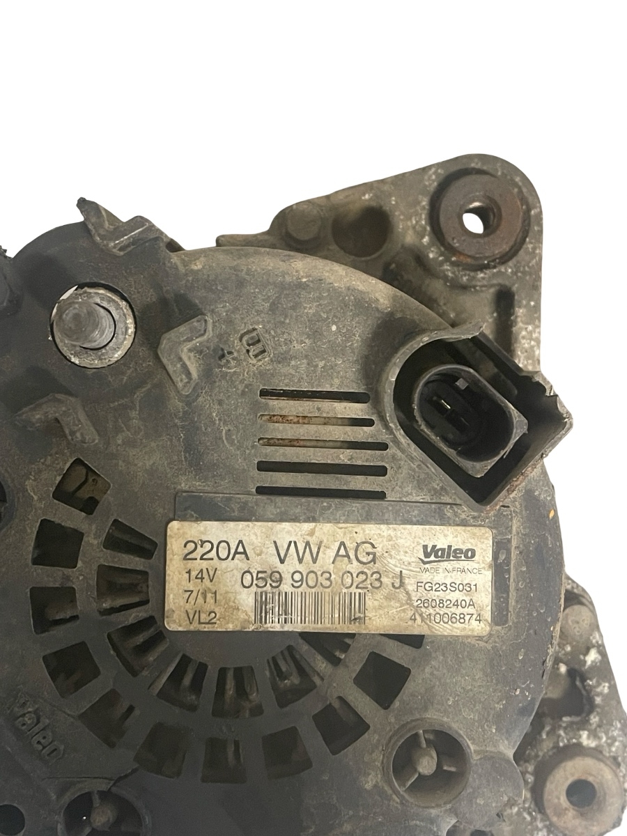 Alternator *220A* VOLKSWAGEN TOUAREG 7P5, 7P6 2010 - 2018 3.0TDI 059903023J – foto 4