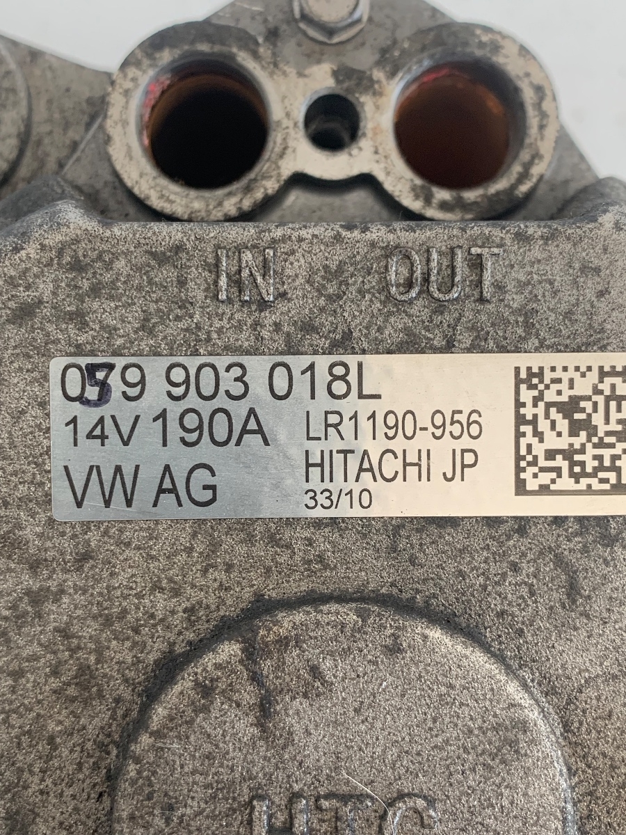 Alternator AUDI A8 III 4H2, 4H8, 4HC, 4HL 2009 - 2018 3.0 TDI quattro CDTA, CDTC, CMHA OEM LR1190-956 / 079903018L – foto 3
