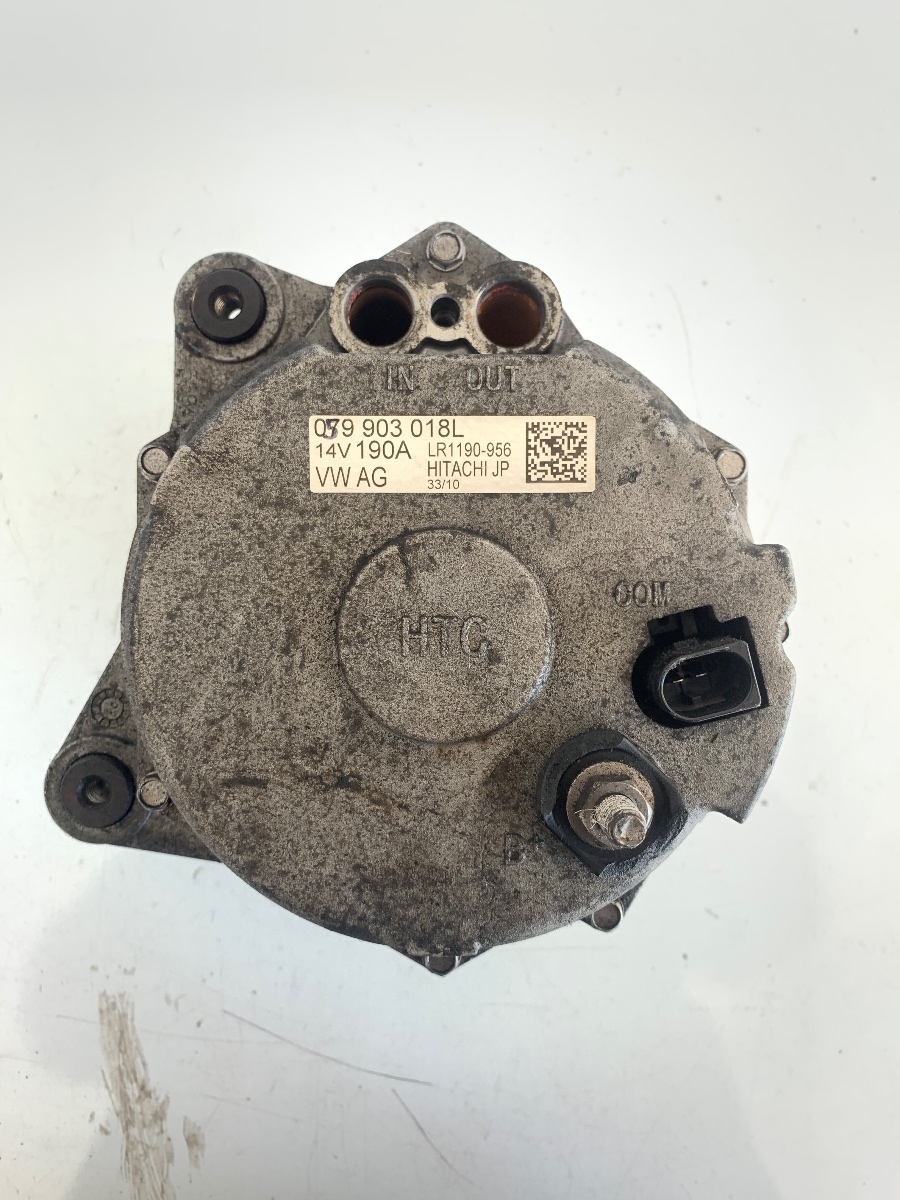 Alternator AUDI A8 III 4H2, 4H8, 4HC, 4HL 2009 - 2018 3.0 TDI quattro CDTA, CDTC, CMHA OEM LR1190-956 / 079903018L