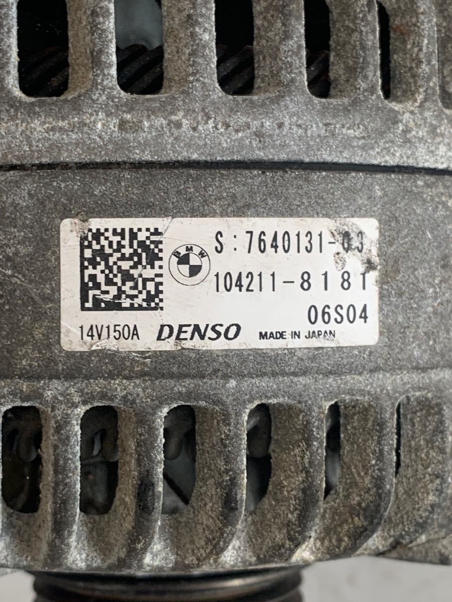 Alternator BMW 1 II F10/F20/F30/F31/F32/F36  2010 - > 2.0D OEM 7640131-03 – foto 4
