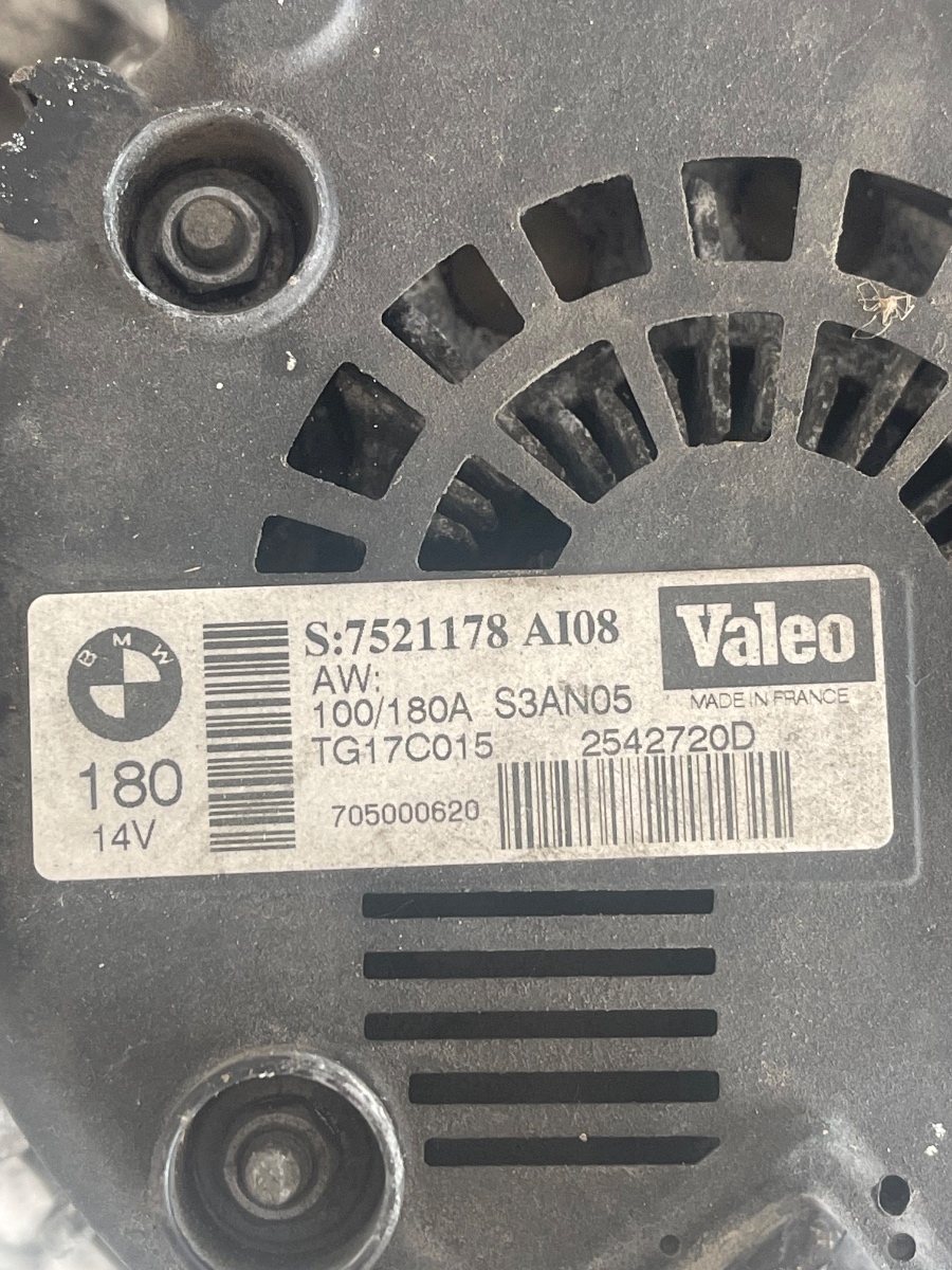 Alternator BMW 5 E60 2001 - 2010 3.0i 7521178 – foto 3
