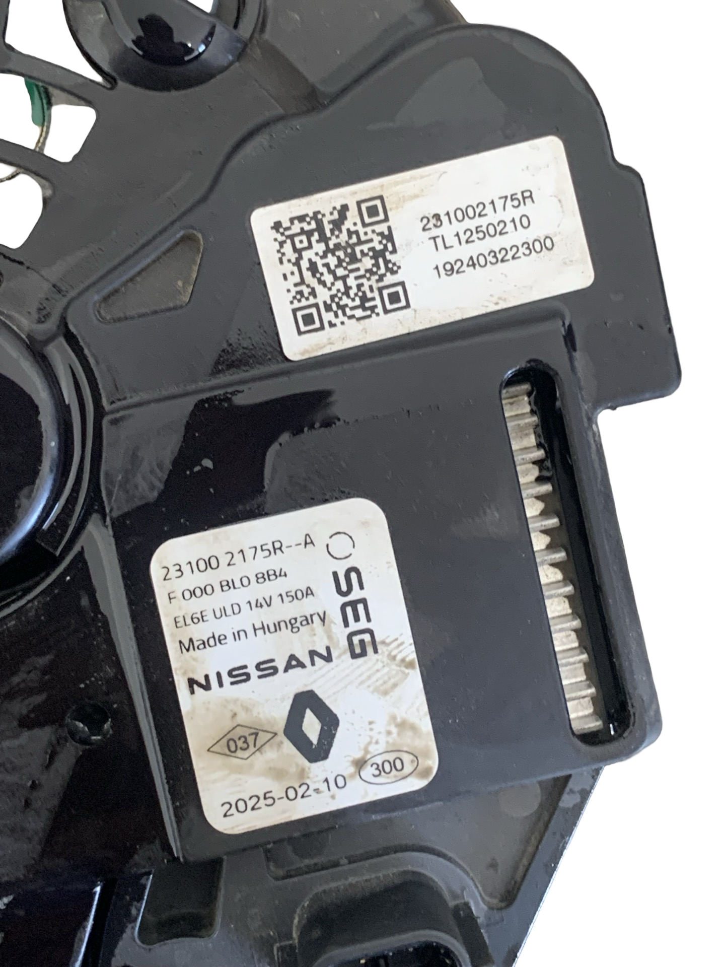 Alternator Dacia Logan 2025 1.0 TCe Manual 6-speed H4D-F4 EURO6 67 KW - cod: 231002175R – foto 2