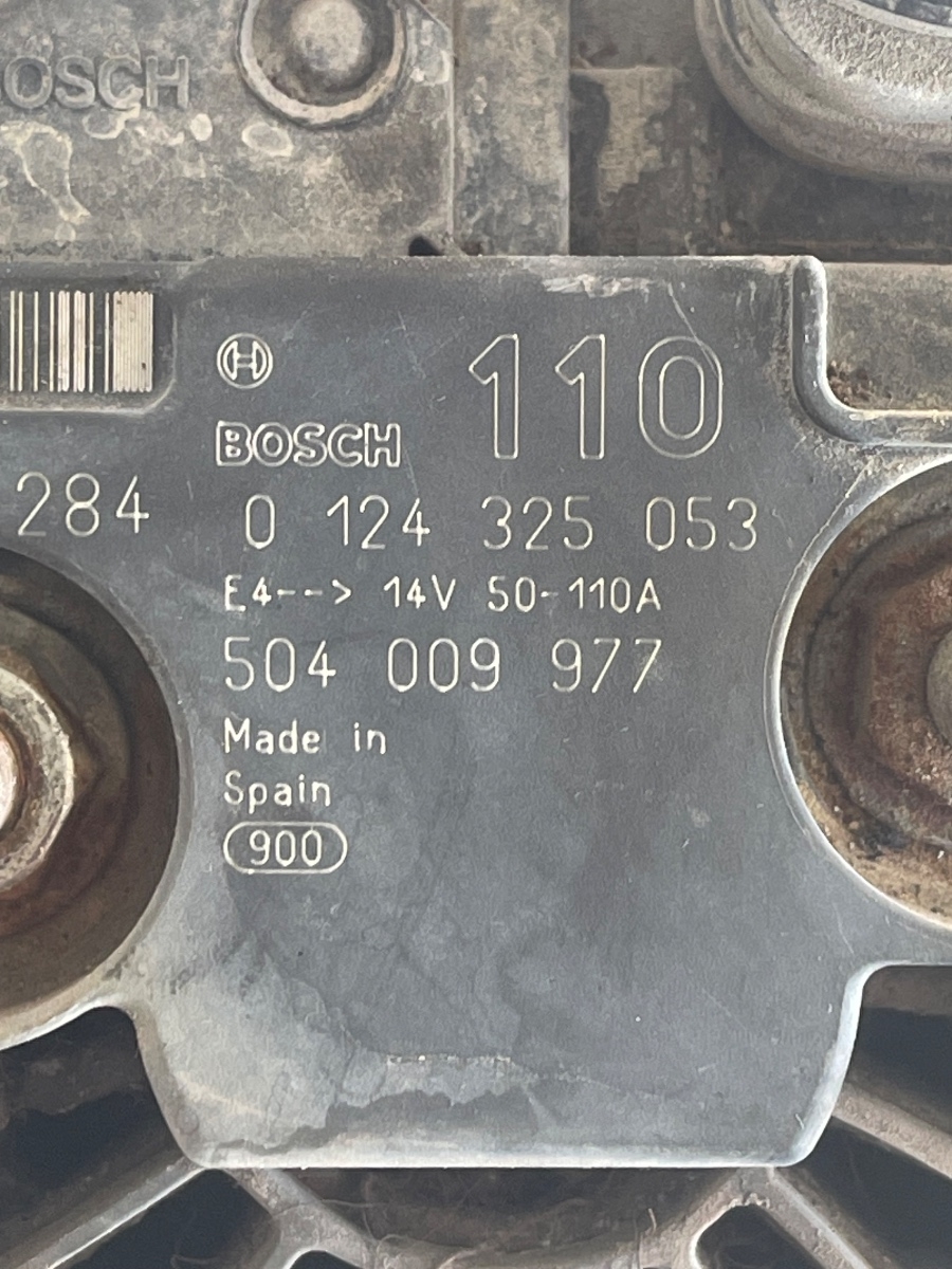 Alternator FIAT DUCATO Bus 244 2002 - > 2.3 JTD F1AE0481C 0124325053 – foto 3