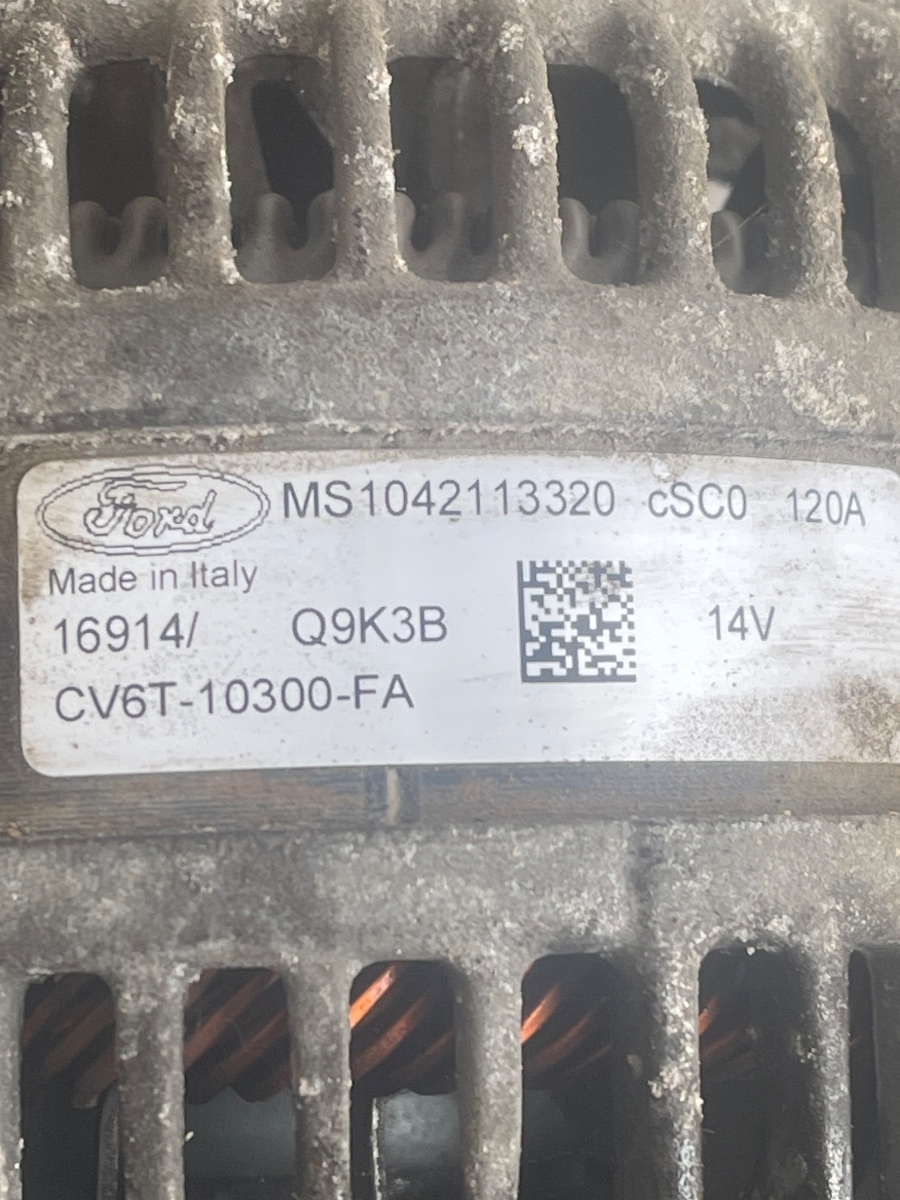 Alternator FORD FIESTA VI 2008 - > 1.0 P4JA, P4JB, P4JC, P4JD CV6T-10300-FA – foto 3