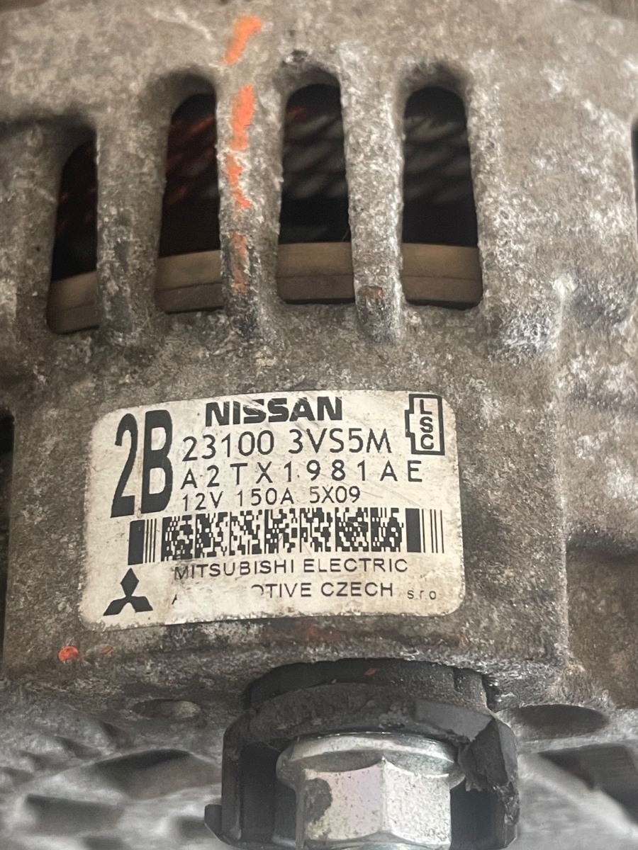 Alternator NISSAN NOTE E12 2012 - > 1.2B 23100-3VS5M – foto 3