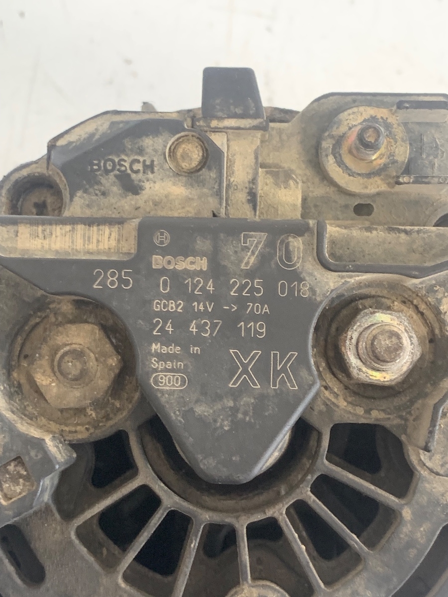 Alternator OPEL AGILA A H00 2000 - 2007 1.2 16V Z 12 XE 14V 70A OEM 0124225018 – foto 2