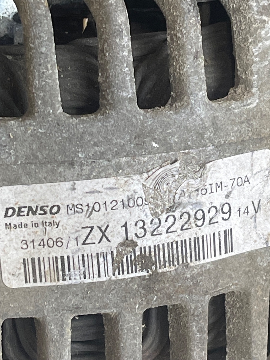 Alternator OPEL CORSA D S07 2006 - 2014 1.2B ZX13222929 – foto 2