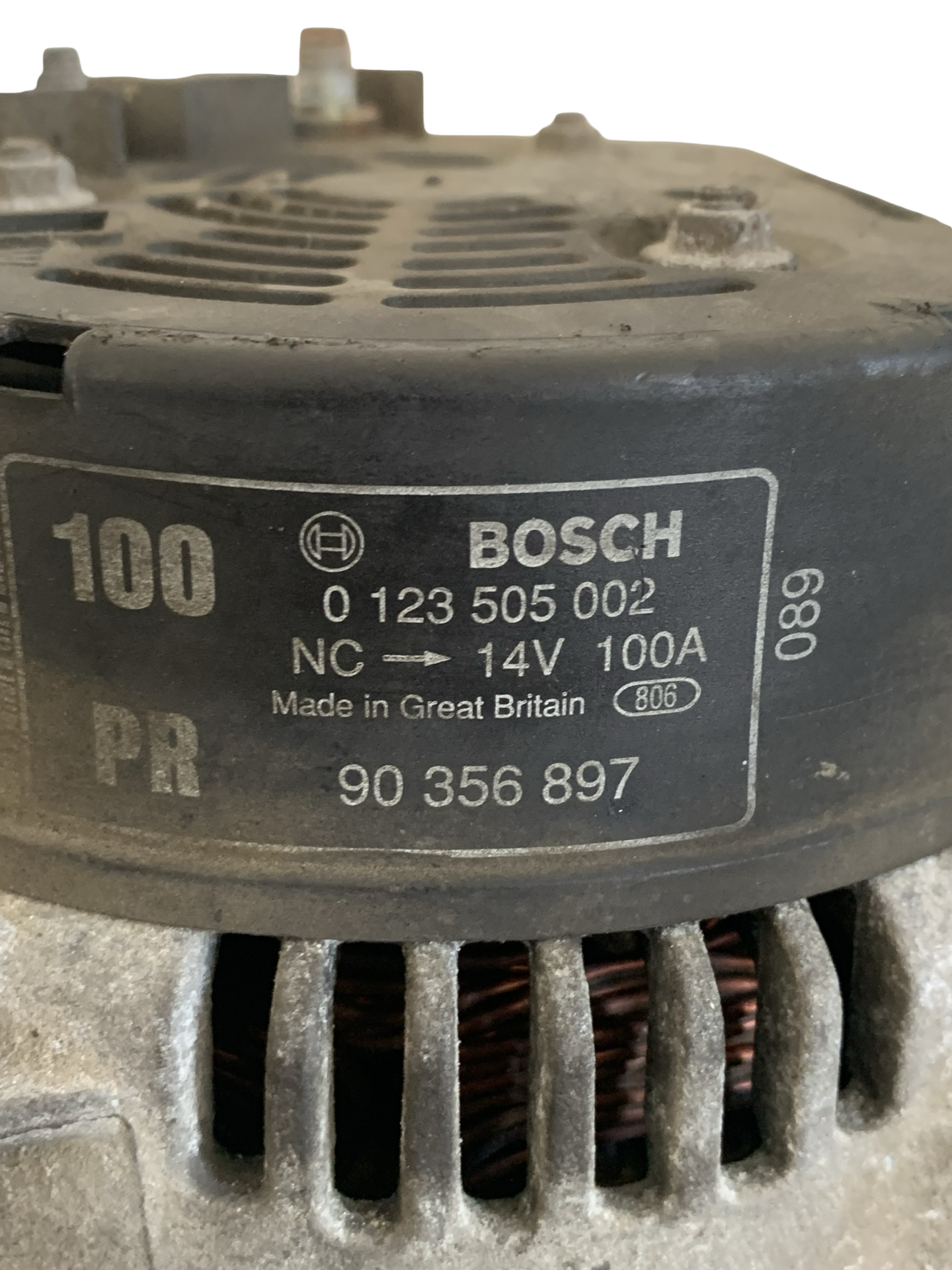 Alternator Opel Vectra B 1.8 16V Z18XE 1995–2002 - cod: 0123505002 – foto 3