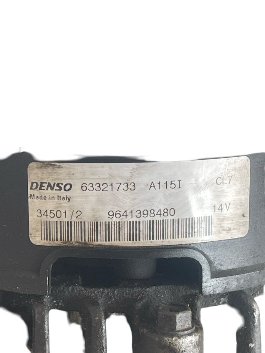 Alternator PEUGEOT 206 Hatchback 2A/C 1998 - > 1.4B 9641398480 / 63321733 – foto 3