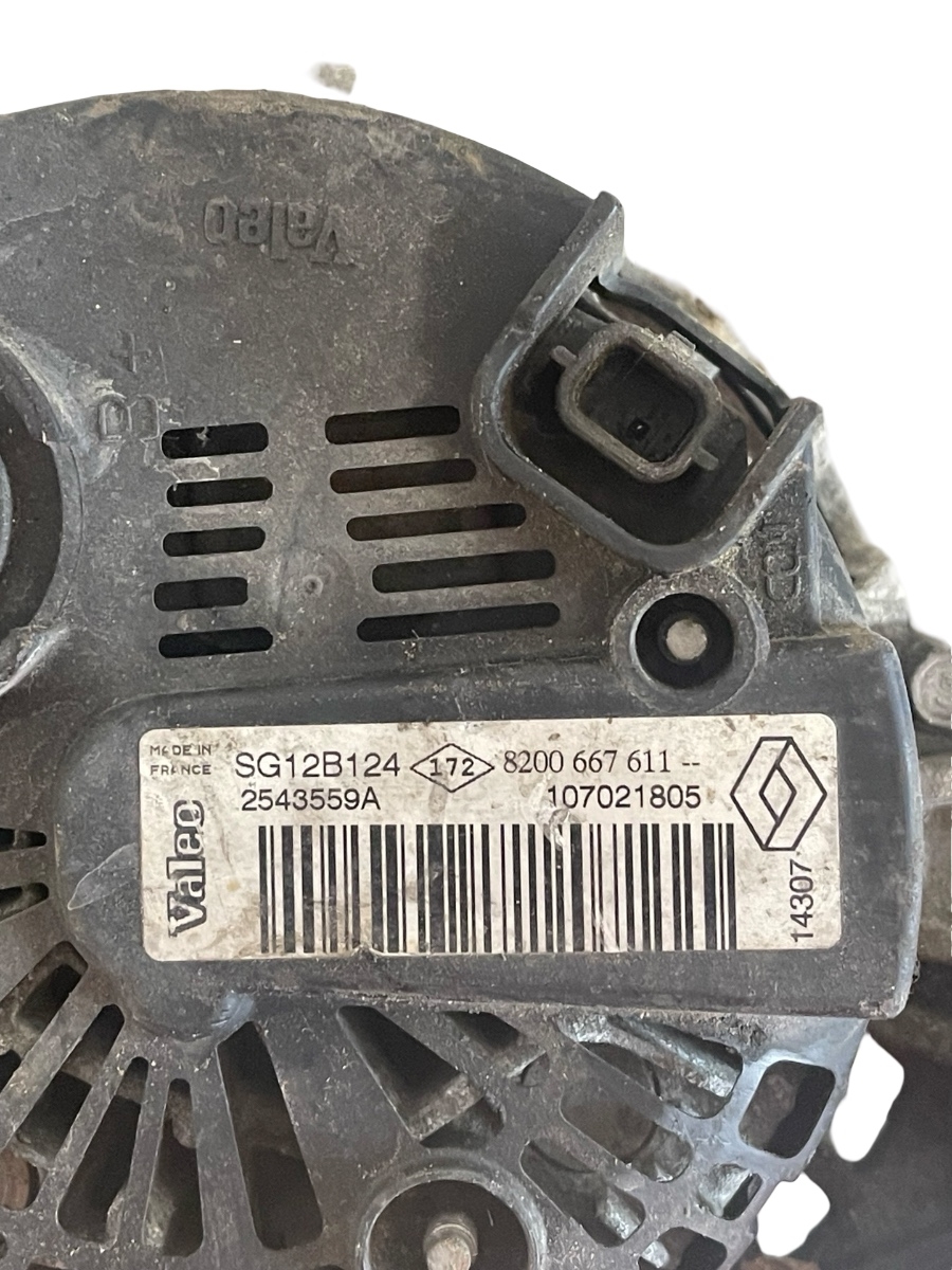 Alternator RENAULT SCENIC II JM0/1_ 2003 - > 1.9DCI 8200667611 – foto 2