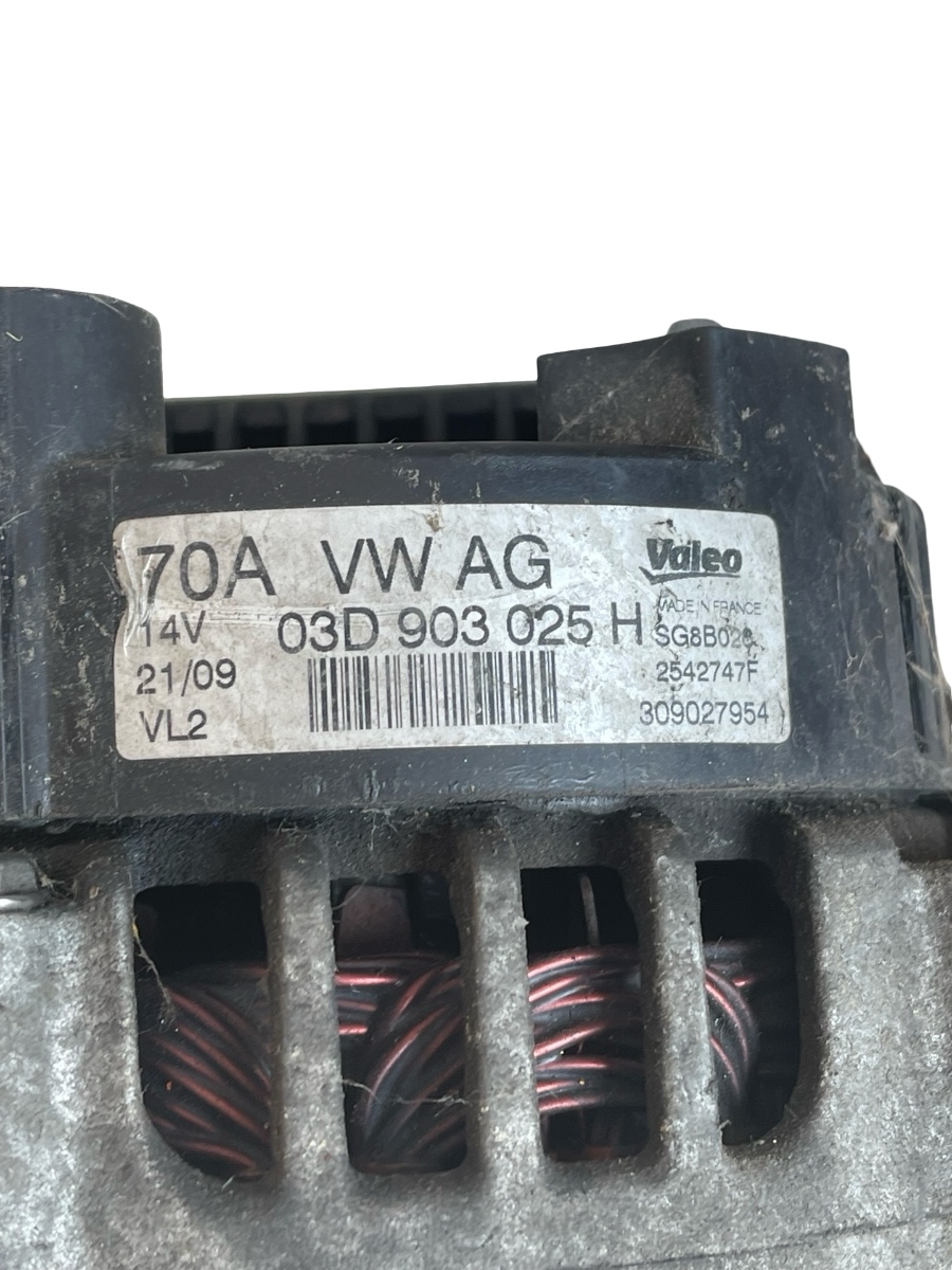 Alternator SKODA FABIA 6Y2 1999 - 2008 1.2i 03D903025H – foto 2