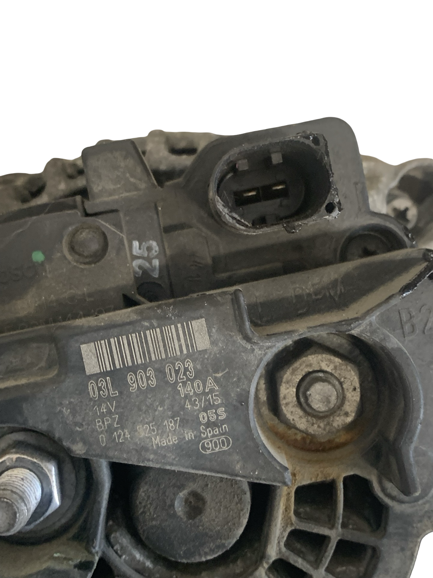 Alternator Skoda Octavia 2 1.6 TDI CAYC 2009–2013 Facelift - cod: 03L903023 – foto 2