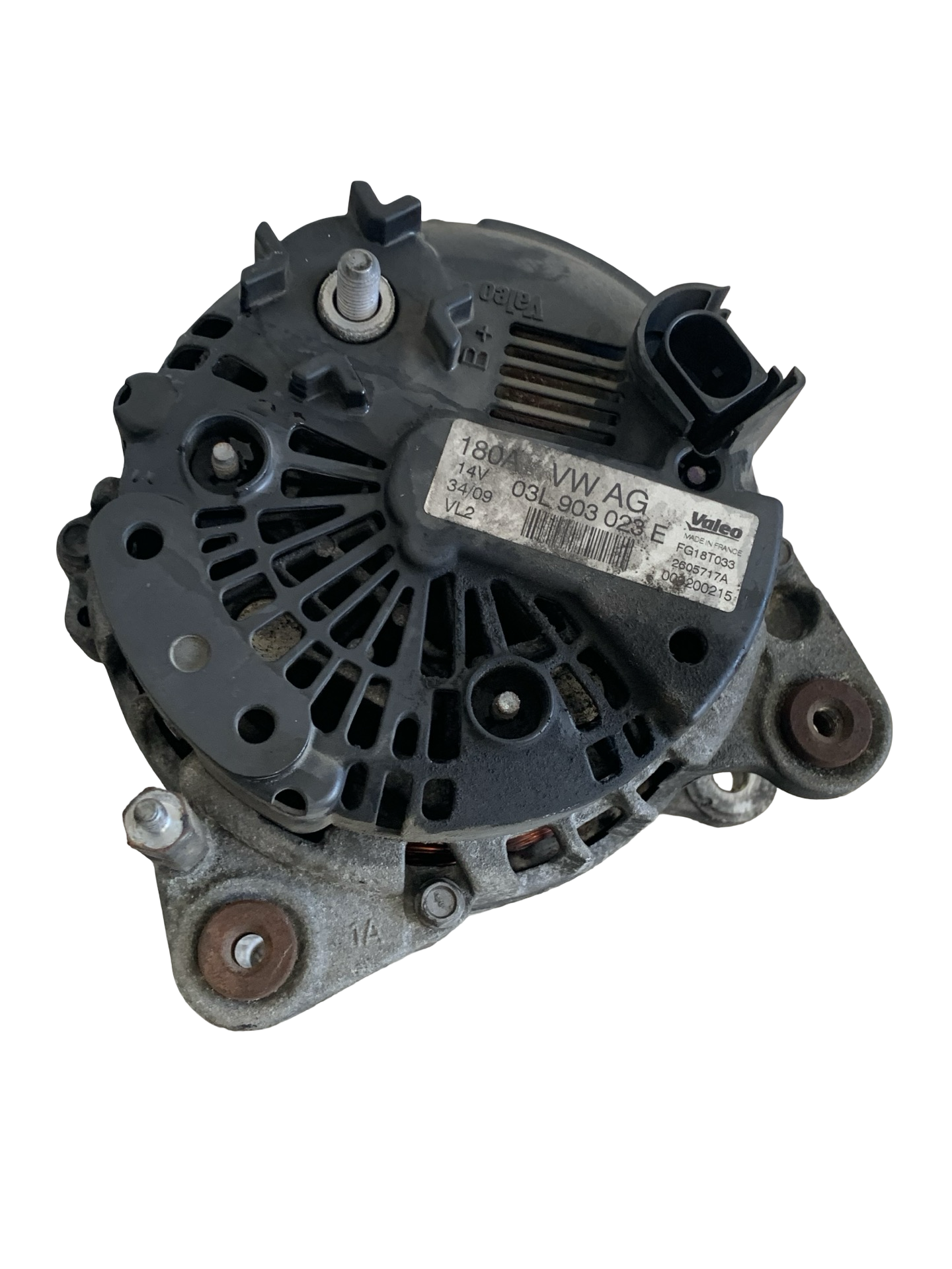 Alternator Volkswagen Passat B6 2.0TDI CBD EURO5 2005–2010 - cod: 03L903023E – foto 3
