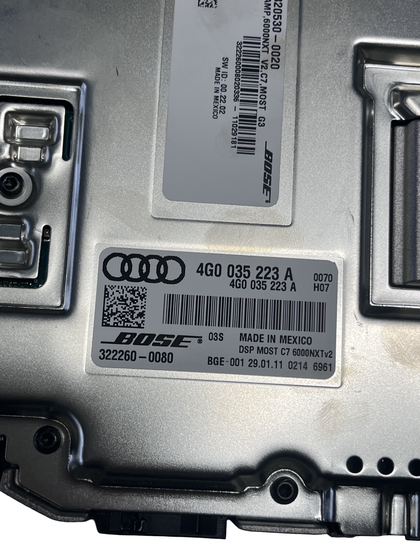 Amplificator Audio Audi A7 Sportback 2010–2018 2.0TDI CBD EURO5 - cod: 4G0035223A – foto 4