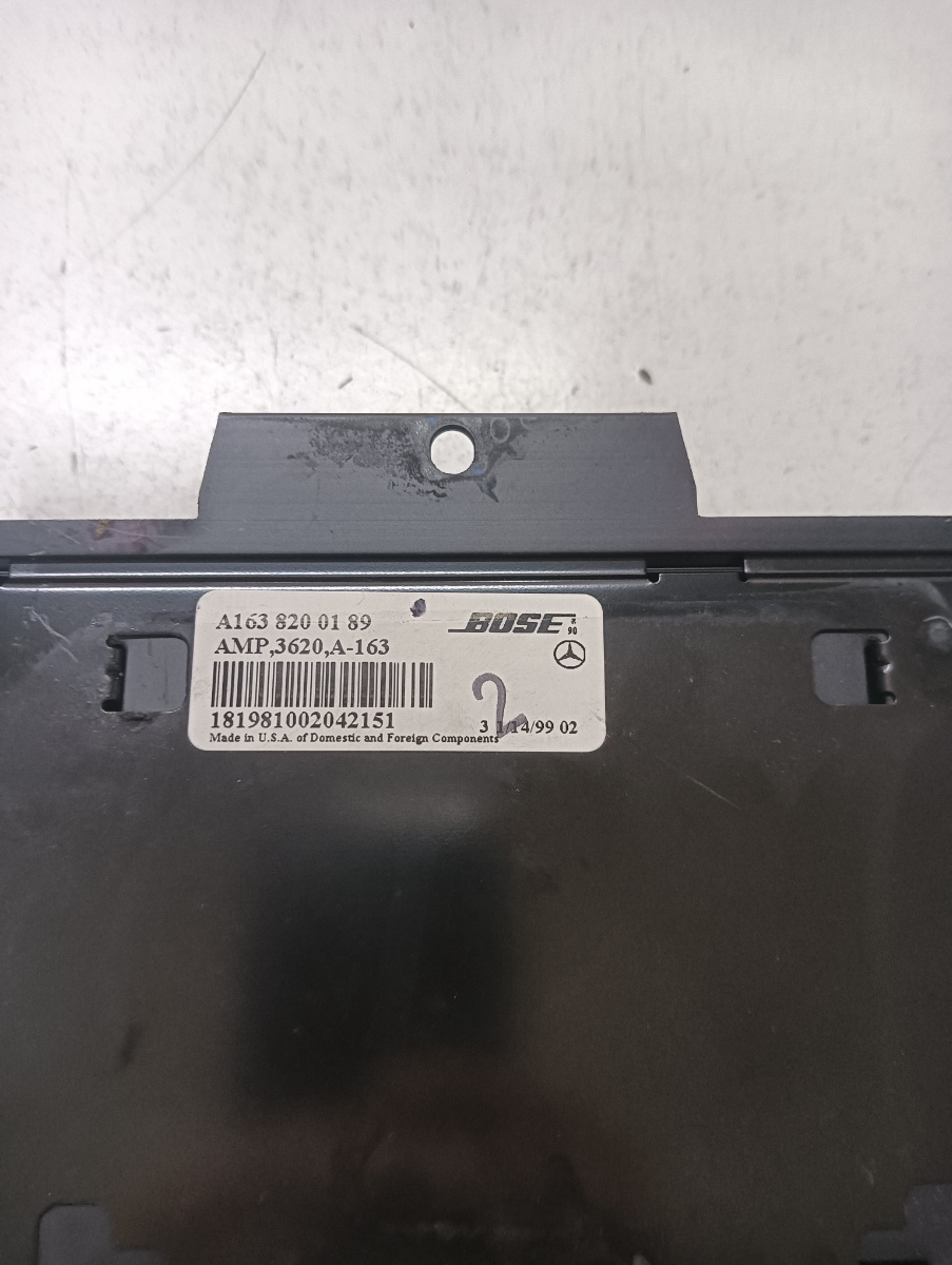 Amplificator audio MERCEDES-BENZ M-CLASS W163 1998 - 2005 A1638200189 – foto 2