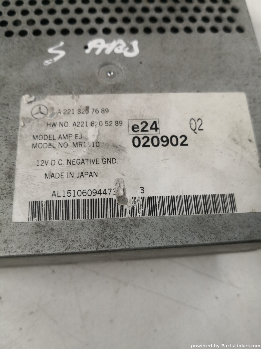 Amplificator audio MERCEDES-BENZ S-CLASS II (W221, C215) [ 2005 - 2013 ] OEM A2218207689 – foto 2