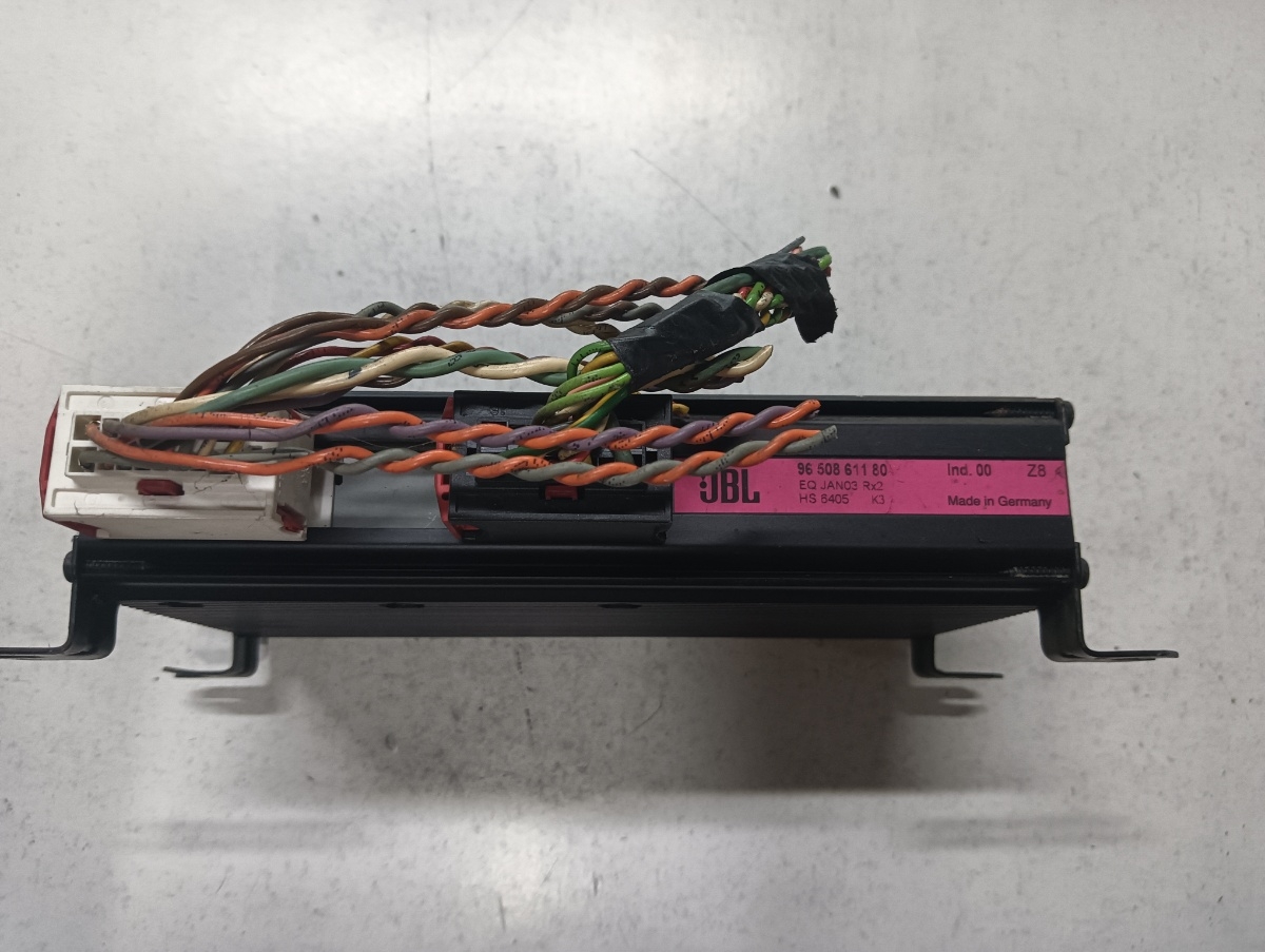 Amplificator audio  PEUGEOT 607 9D, 9U 2000 - > Jbl 9650861180 – foto 2