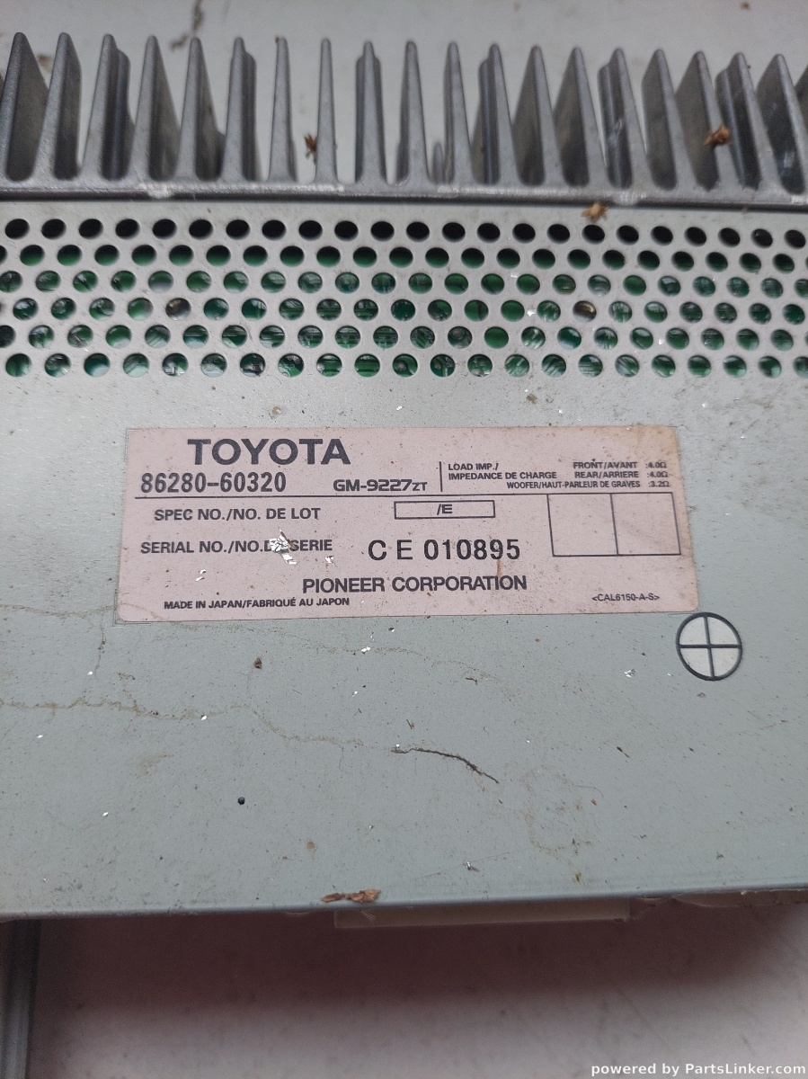 Amplificator audio TOYOTA LAND CRUISER 100 FZJ1_, UZJ1_ 1998 - 2008 8628060320 – foto 2