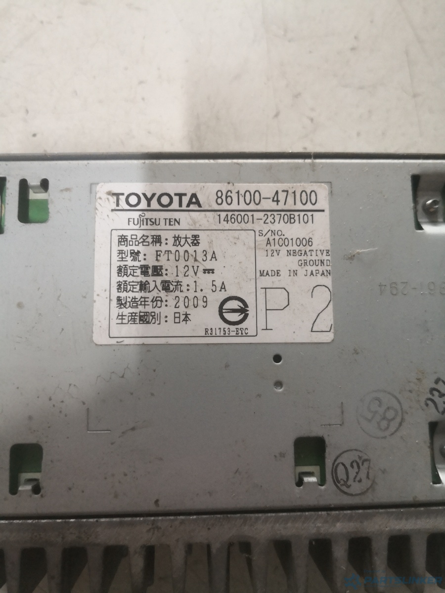 Amplificator audio TOYOTA PRIUS (_W3_) [ 2008 - > ] OEM 8610047100 – foto 2