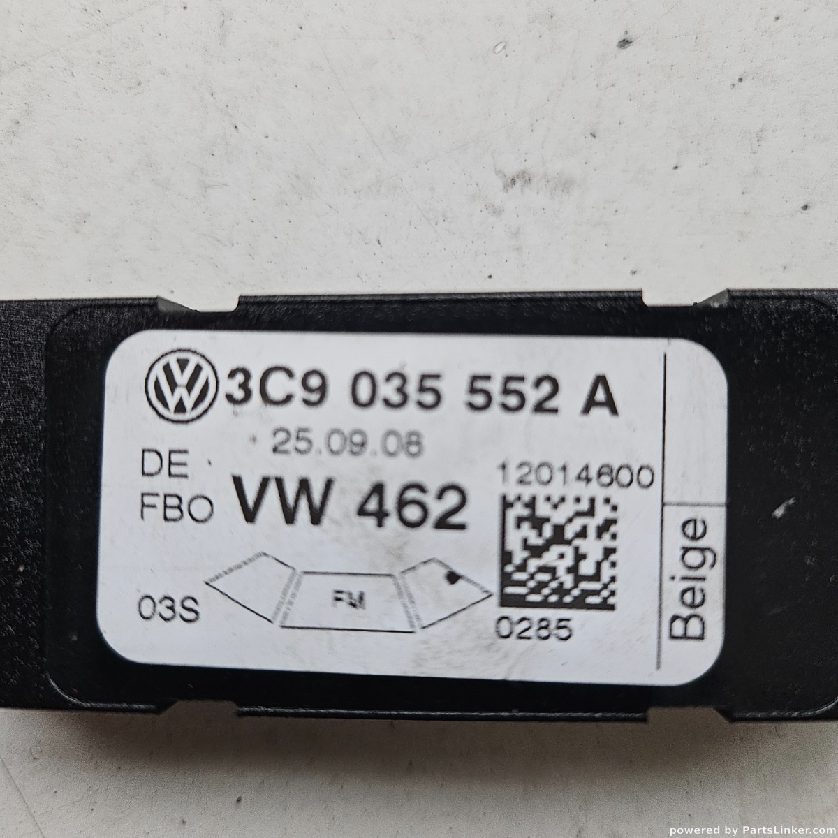 Antena radio VOLKSWAGEN PASSAT Variant (3C5) [ 2005 - 2011 ] OEM 3c9035552a – foto 2