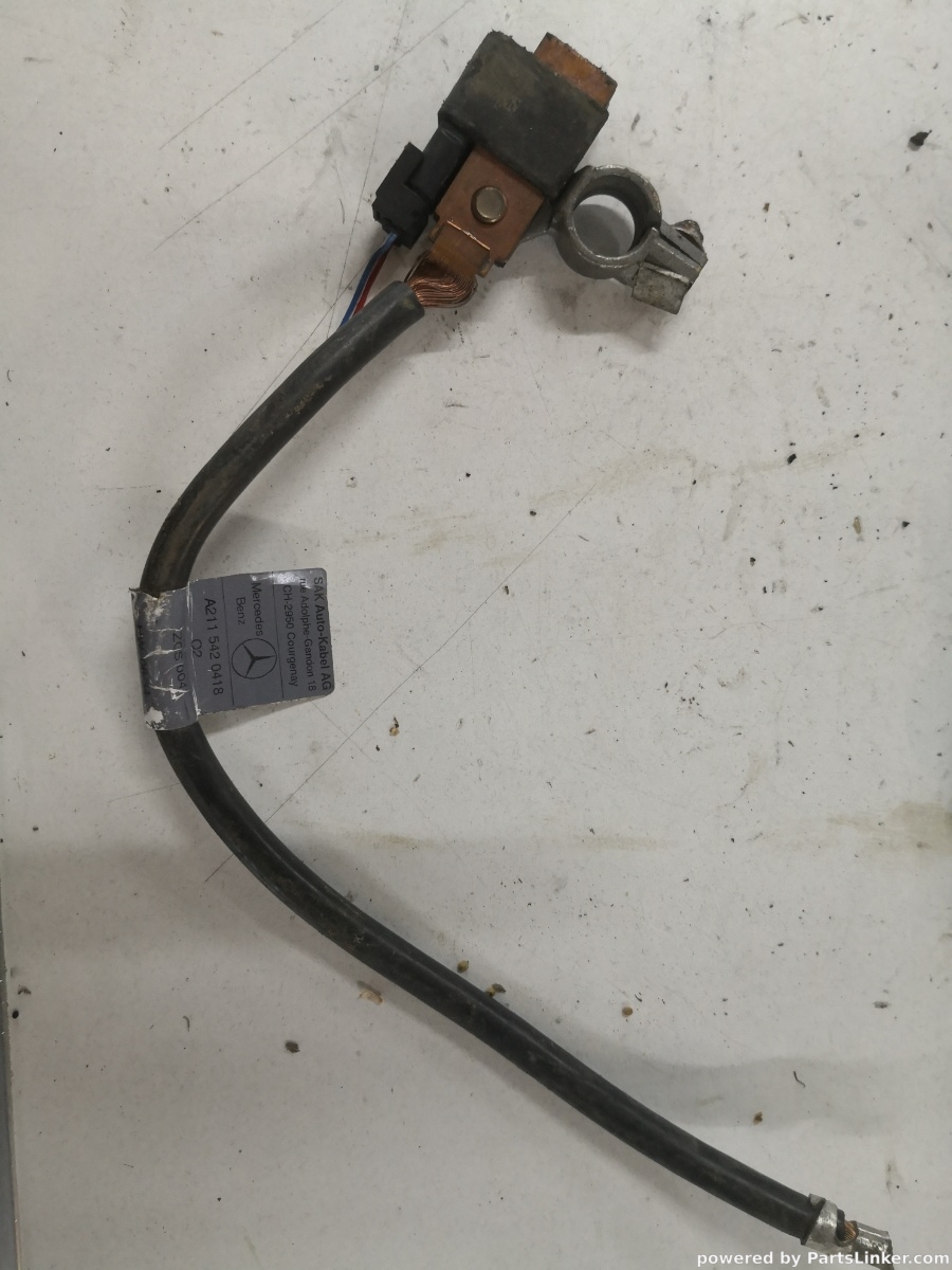 Borna minus baterie  MERCEDES-BENZ E-CLASS W211 2002 - 2009 A2115420418
