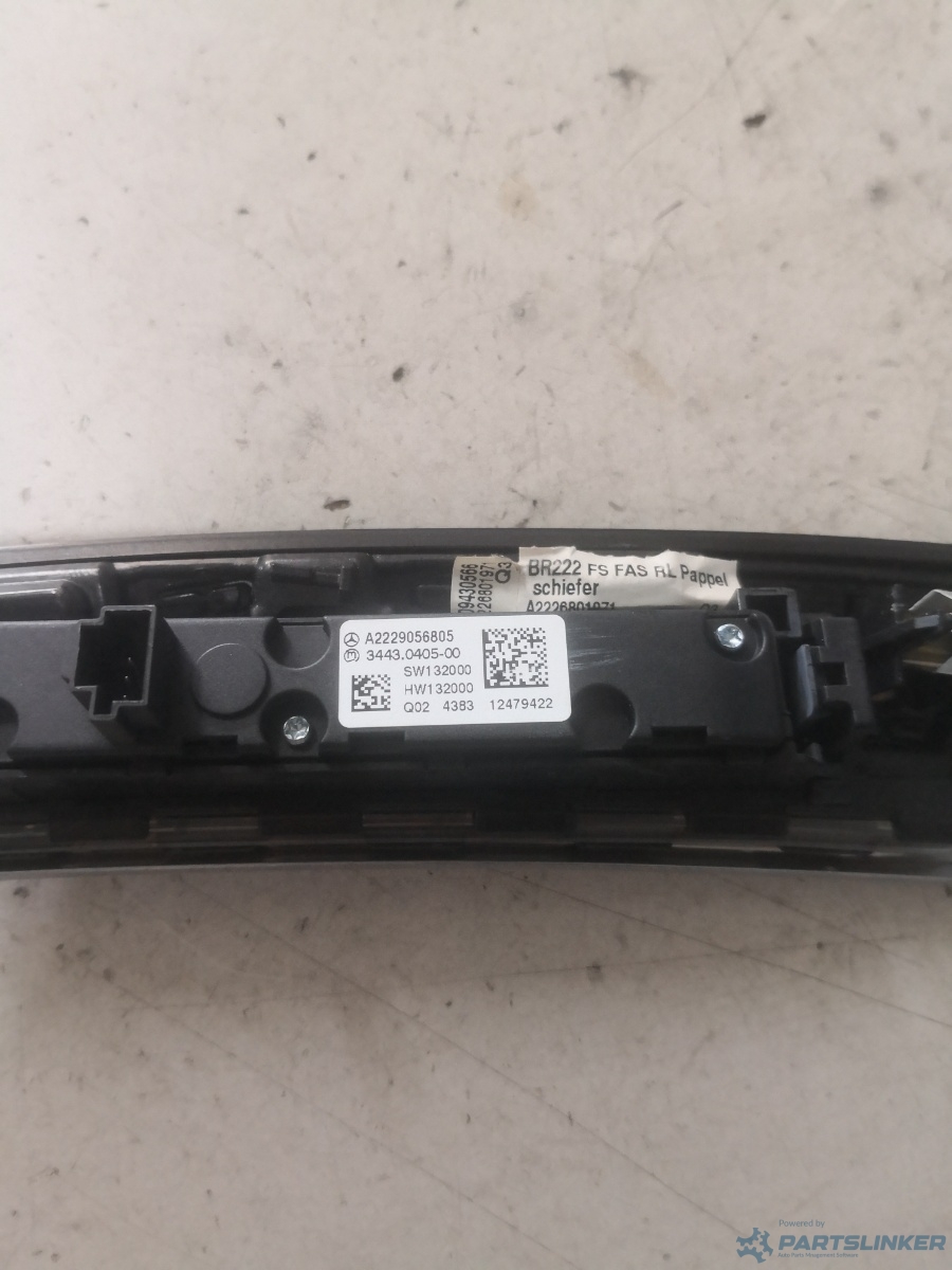 Buton parcare MERCEDES-BENZ S-CLASS W222, V222, X222 2013 - > 3.0 S 350 BlueTEC / d OM 642.861 190KW|258HP 0 – foto 2