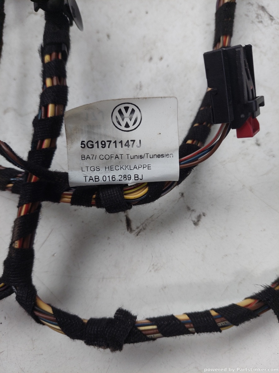 Cablaj hayon/portbagaj VOLKSWAGEN GOLF VAN VII Variant BA5 2013 - 2017 5g1971147j – foto 2