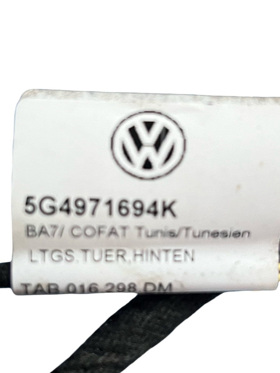 Cablaj portiera spate dreapta spate VOLKSWAGEN GOLF VII 5G1, BE1 2012 - > 5G4971694K – foto 3