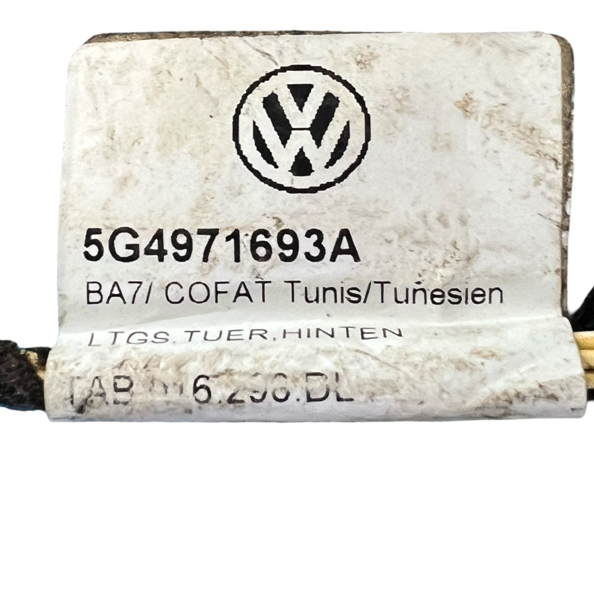 Cablaj portiera spate stanga spate VOLKSWAGEN GOLF VII 5G1, BE1 2012 - > 5G4971693A – foto 3