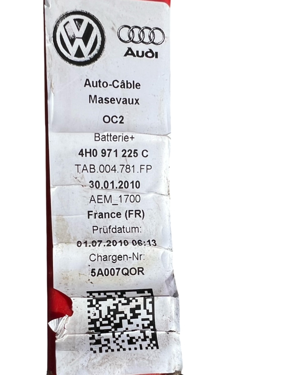 Cablu borna pozitiva (baterie) AUDI A8 III 4H2, 4H8, 4HC, 4HL 2009 - 2018 4H0971225C – foto 3