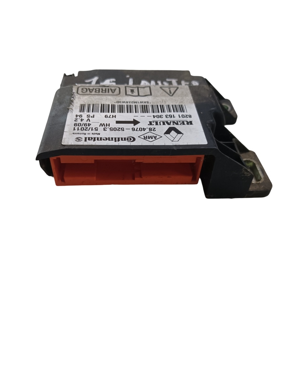 Calculator airbag  DACIA DUSTER 2010 - > 1.6 16V K4M 690, K4M 696 8201163304 – foto 2
