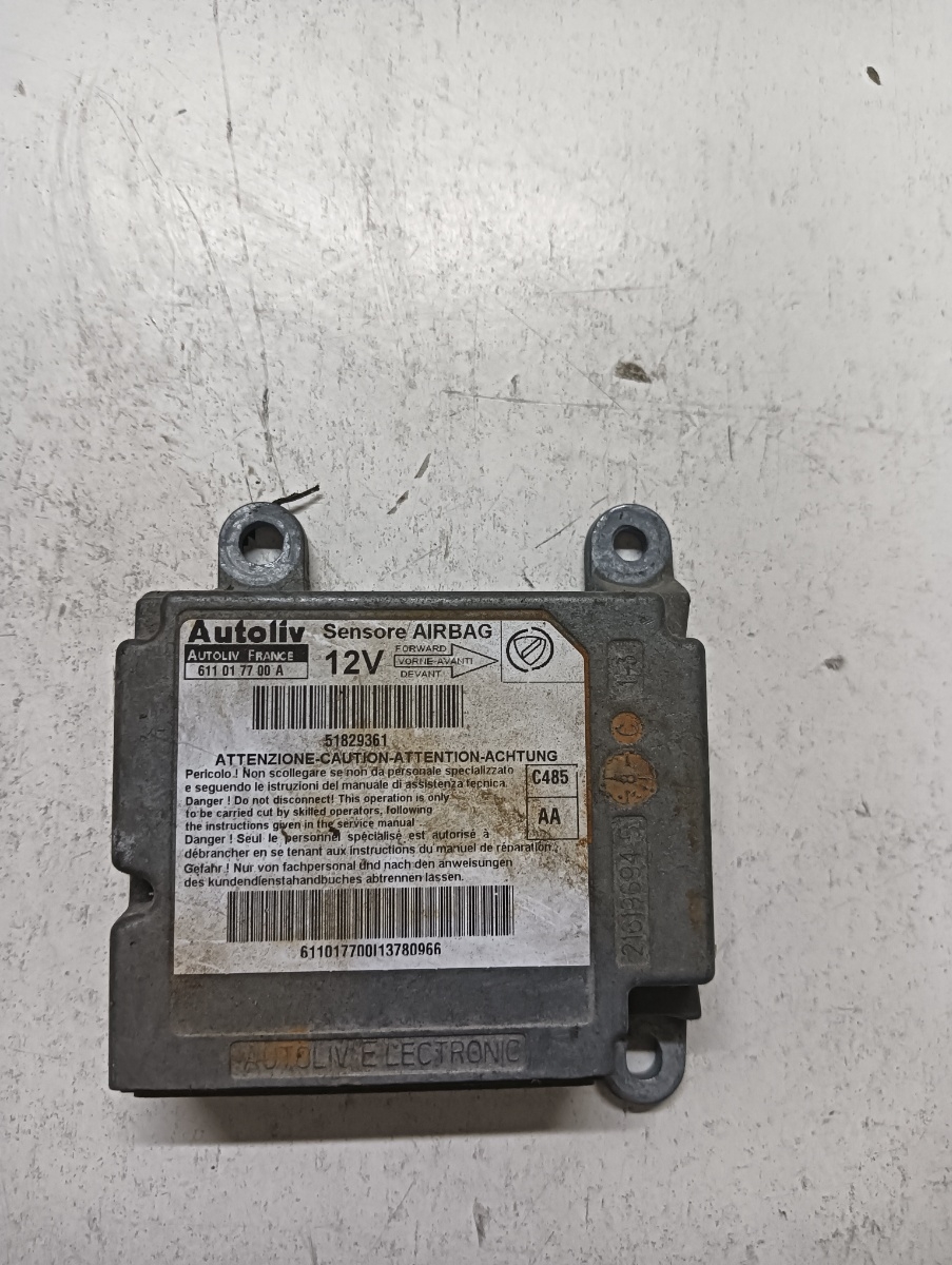 Calculator airbag  FIAT DOBLO Cargo 223_ 2000 - > 611017700a – foto 2