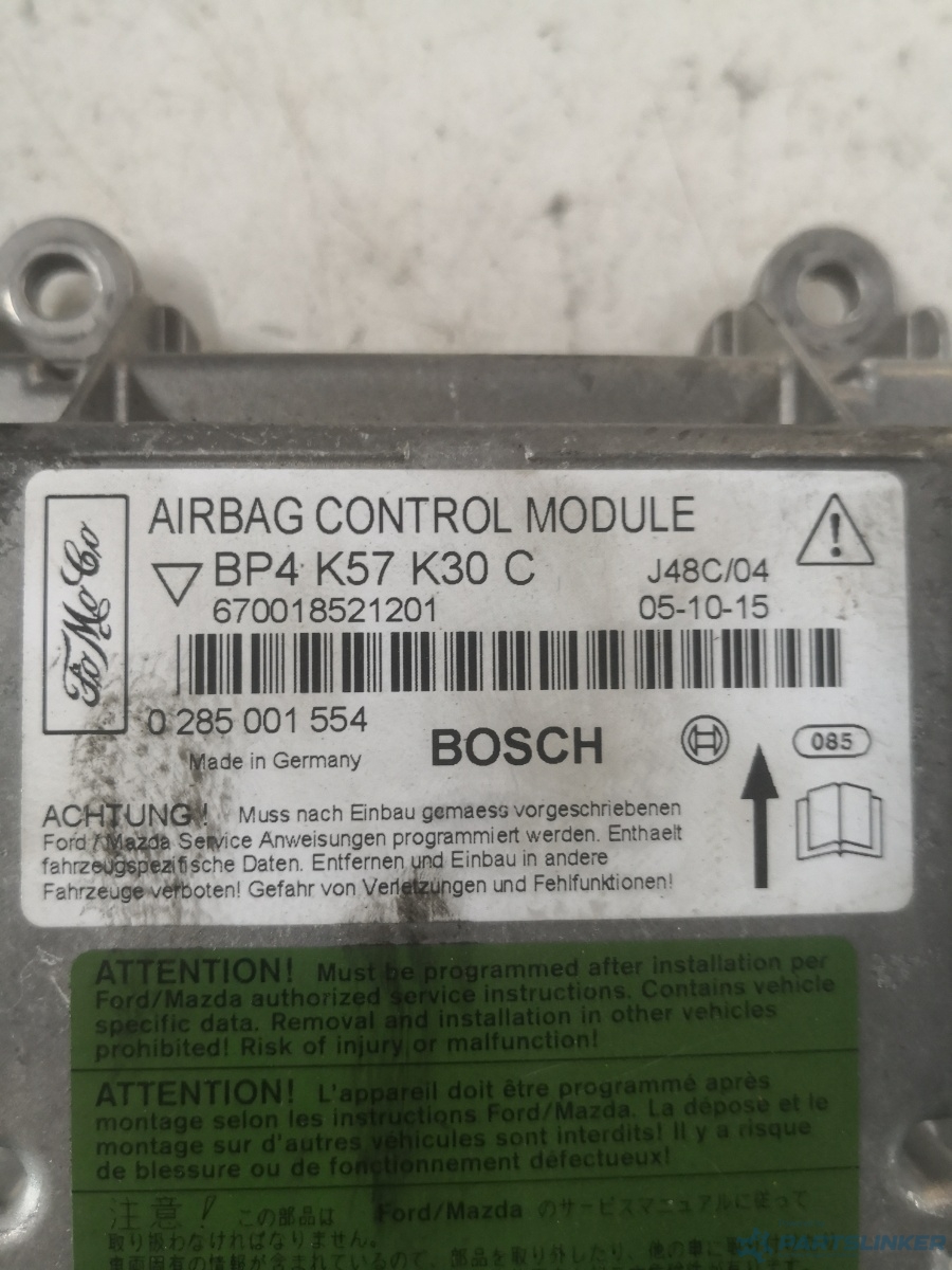 Calculator airbag MAZDA 3 [ 2005 - > ] OEM 0285001554 – foto 2