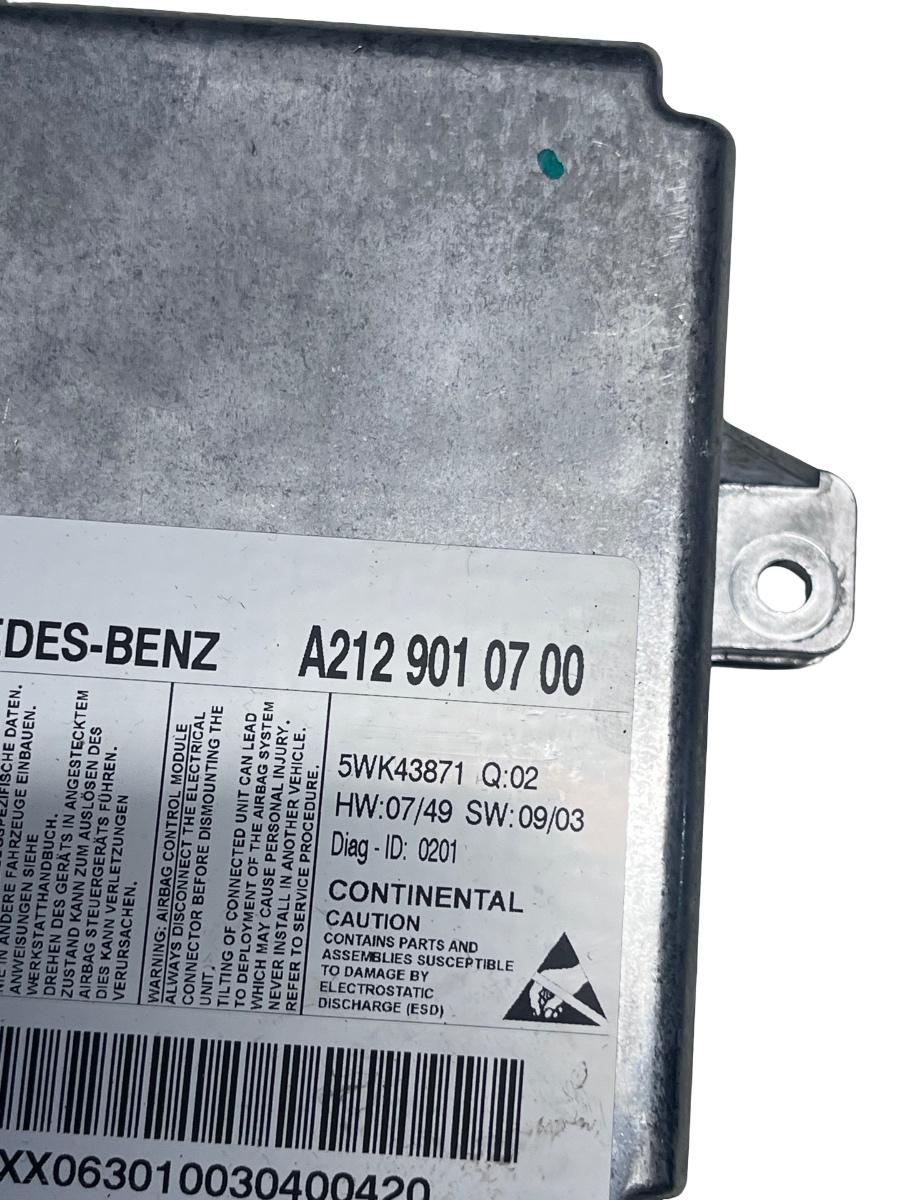 Calculator airbag MERCEDES-BENZ E-CLASS W212 2009 -> A2129010700 – foto 2