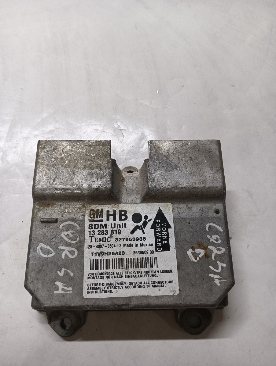 Calculator airbag  OPEL CORSA D S07 2006 - 2014 13283819 – foto 2