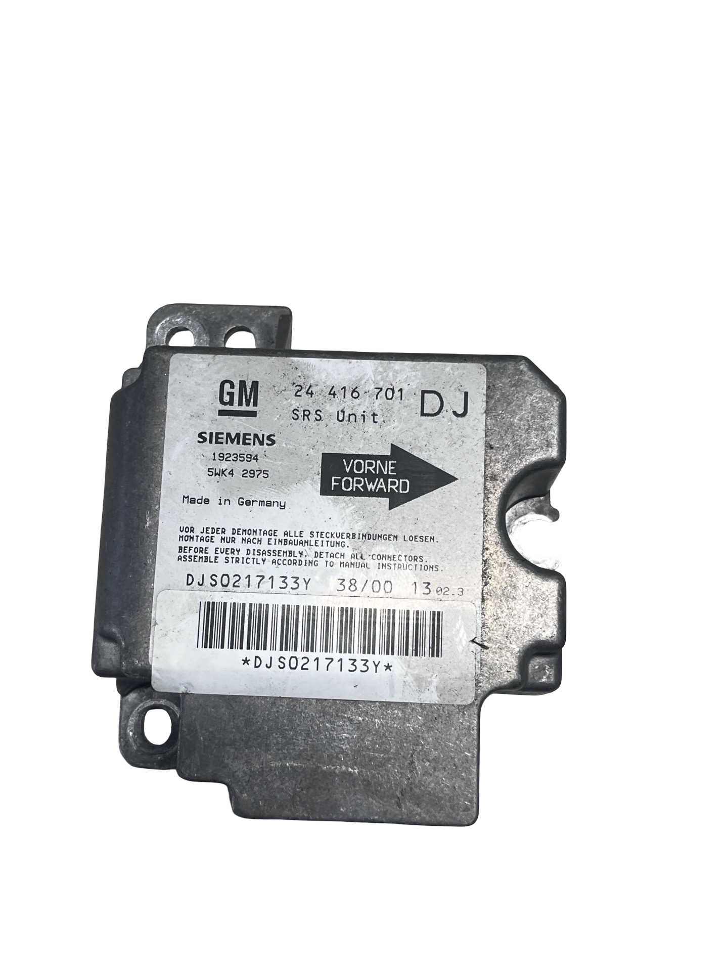 Calculator Airbag Opel Vectra B Combi 1995–2002 - cod: 24416701